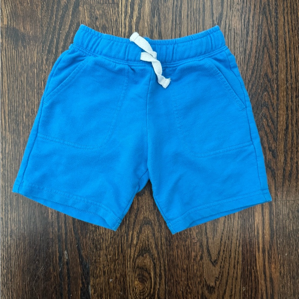 Cat & Jack Vibrant Blue Kids Shorts with White Tie